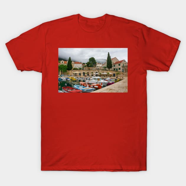Bol Harbour, Brac Island, Croatia T-Shirt by jojobob